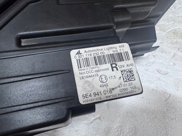 Frontscheinwerfer Skoda Octavia I 5E4941016 LED Rechts Scheinwerfer Headlight SCH8818703545xs