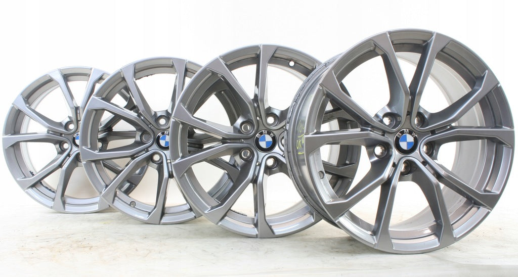 4x Alufelge 17 Zoll 7.5" 5x112 30ET Glanz Graphit 6883518 Audi Rim Wheel FEL4395502015cf