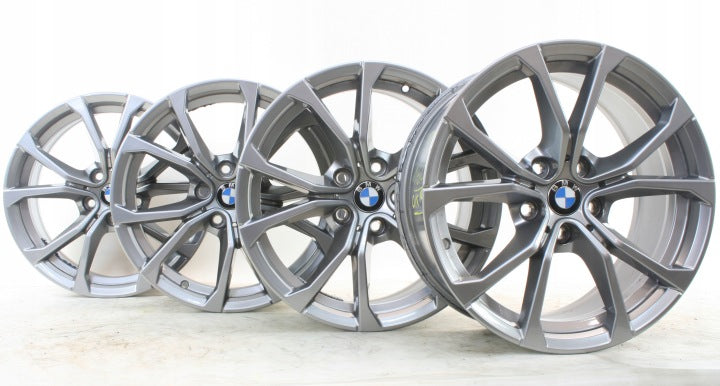 4x Alufelge 17 Zoll 7.5" 5x112 30ET Glanz Graphit 6883518 Audi Rim Wheel FEL4395502015cf