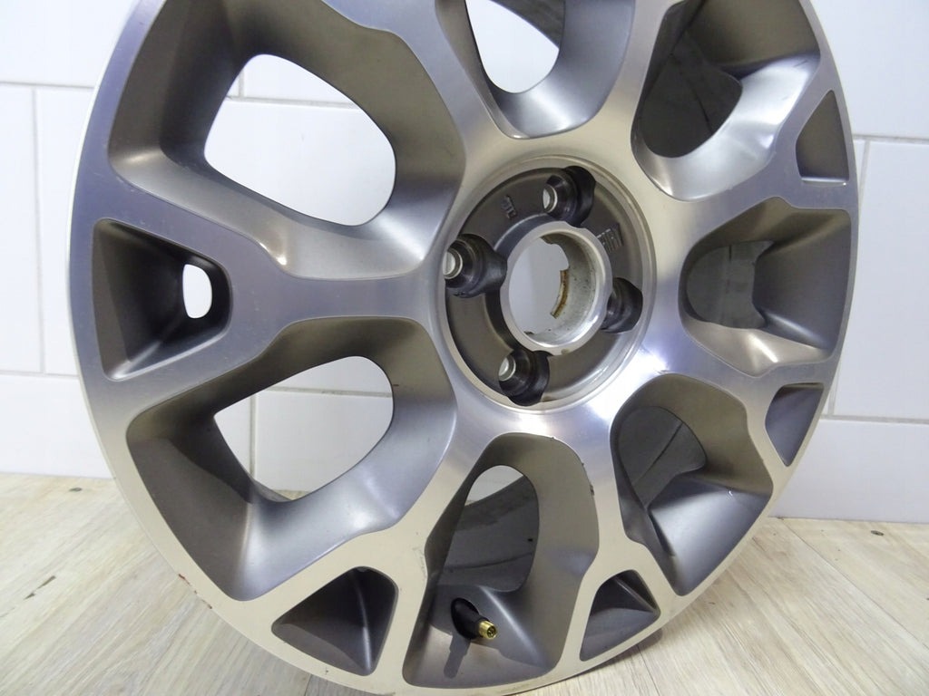 1x Alufelge 16 Zoll 6.5" 4x98 35ET Matt Graphit 51940830 Fiat 500 Mg Rim Wheel