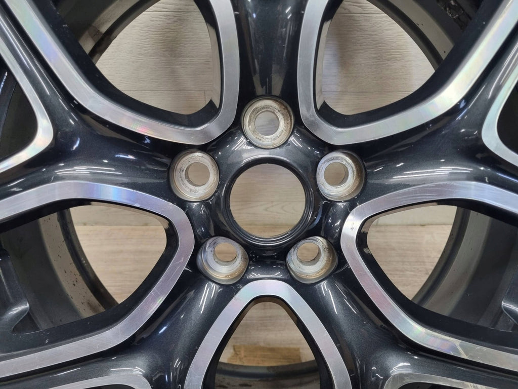 1x Alufelge 18 Zoll 7.0" 5x114.3 38ET Glanz Schwarz Mitsubishi Outlander FEL9850829435fm