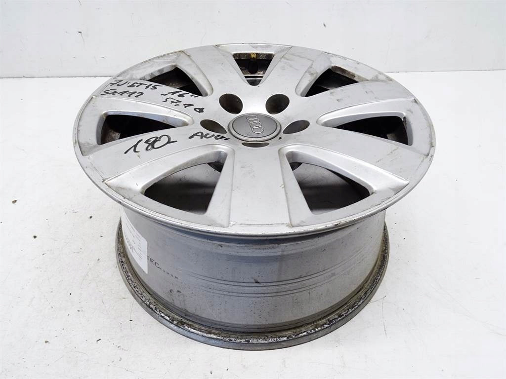 1x Alufelge 16 Zoll 7.0" 5x112 45ET Glanz Silber 4F0601025AJ Audi Rim Wheel