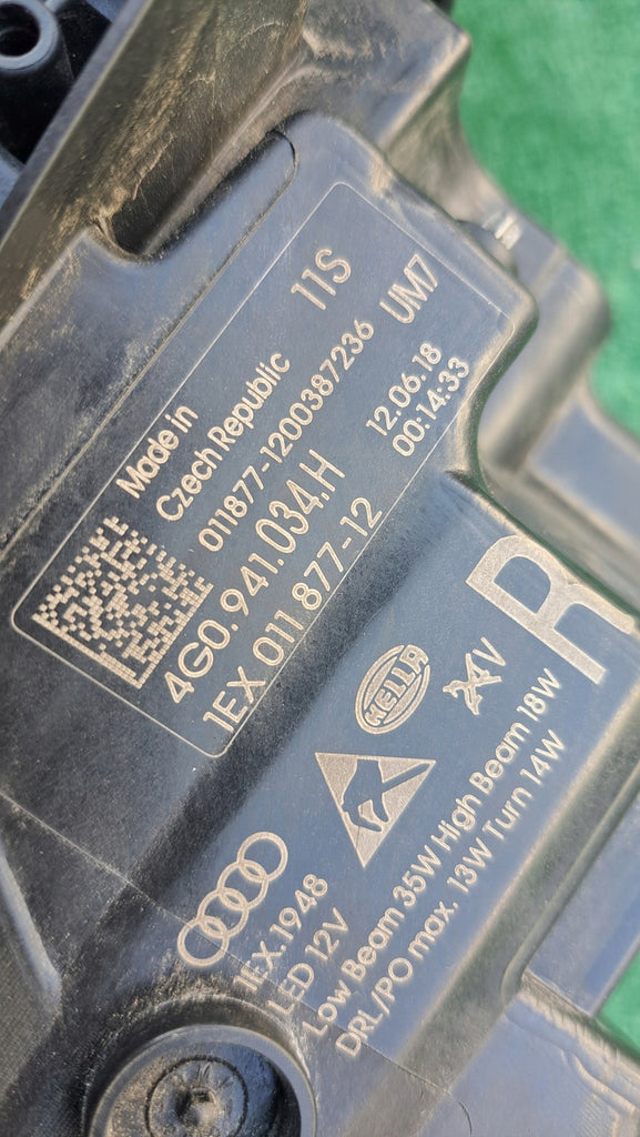 Frontscheinwerfer Audi A6 C7 4G0941034H Full LED Rechts Scheinwerfer Headlight SCH9348202032mr