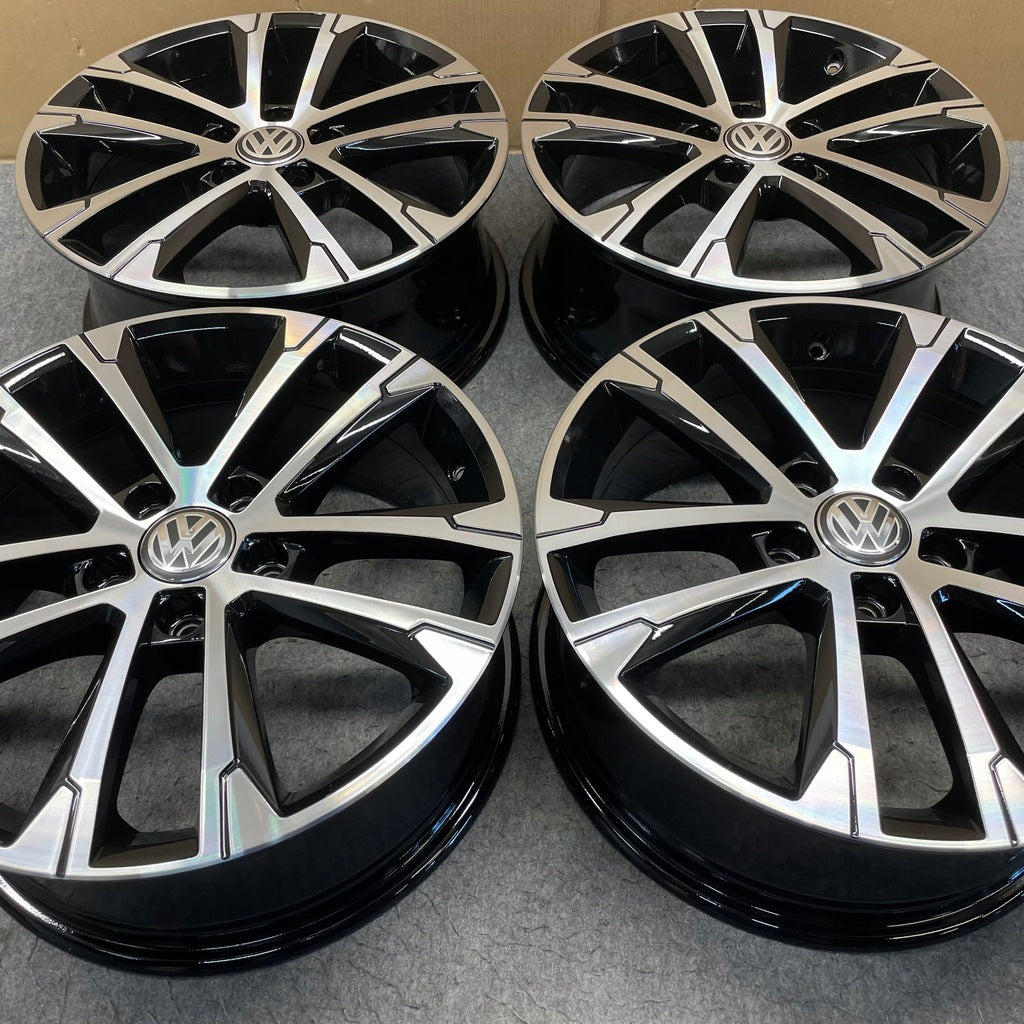 4x Alufelge 17 Zoll 7.0" 5x112 49ET Glanz Silber 5G0601025 VW Golf Vii Rim Wheel FEL4179336555tb