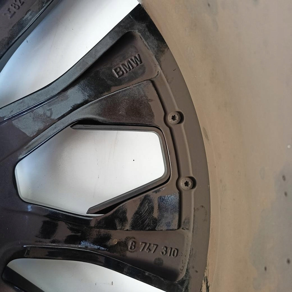 1x Alufelge 20 Zoll 8.5" 5x112 35ET Glanz Schwarz 8747310 BMW 4 G22 G23 G26 FEL7279266500cu