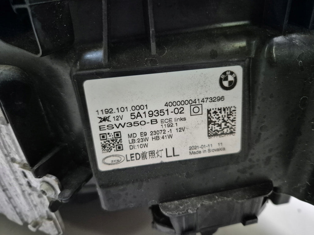 Frontscheinwerfer BMW G22 G82 G23 G83 5A19351 5A19352 Full LED Ein Satz SCH5889449509ny