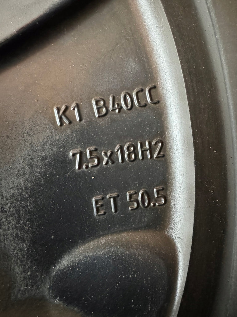 1x Alufelge 18 Zoll 7.5" 5x108 50 5ET 31680403 Volvo Xc60 Xc40 Rim Wheel FEL6384163932jb