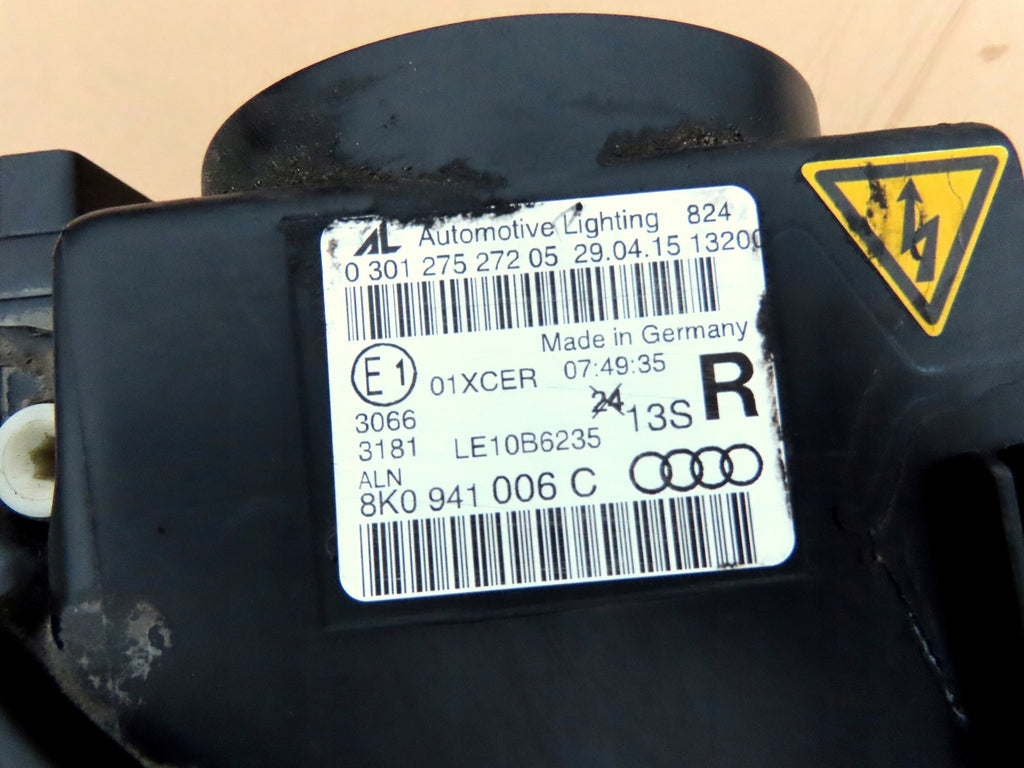 Frontscheinwerfer Audi A4 B8 8K0941006C Xenon Rechts Scheinwerfer Headlight