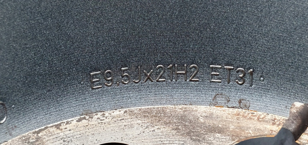 1x Alufelge 21 Zoll 9.5" 5x112 31ET Matt Silber 4M0601025E Audi Q7 4mb Mg FEL2891913609cf