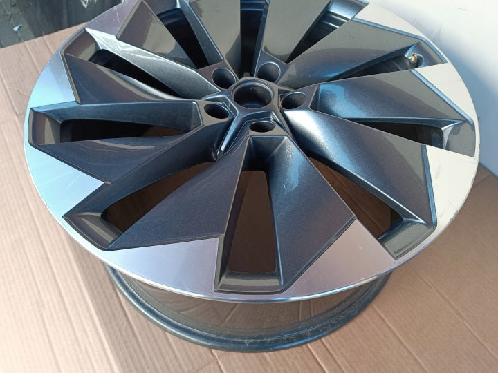 1x Alufelge 21 Zoll 9.0" 5x112 42ET 5LA601025P Skoda Enyaq Rim Wheel FEL4105785767ha