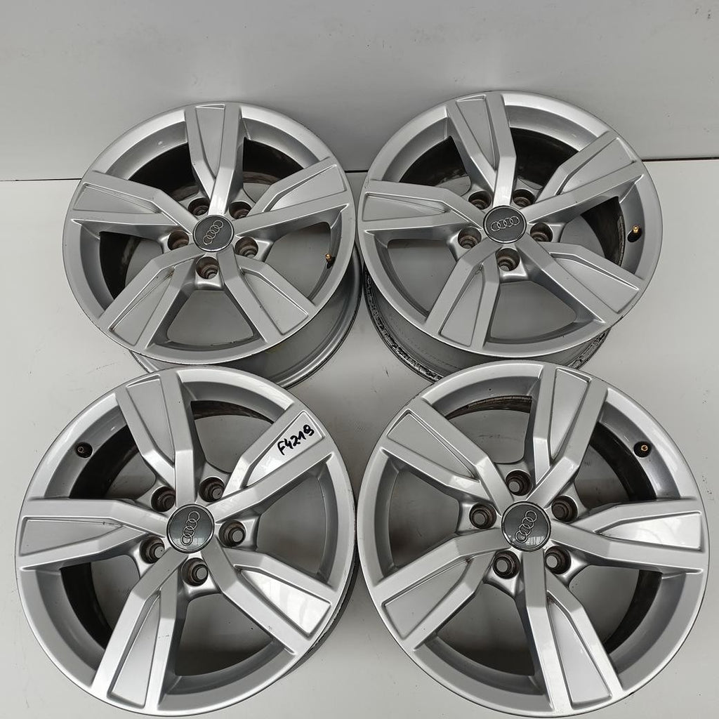 4x Alufelge 16 Zoll 7.0" 5x112 35ET Glanz Silber 8W0601025A Audi A4 B9 Rim Wheel FEL9502877838dl
