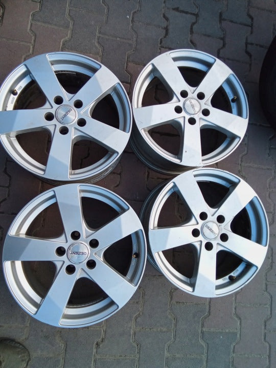 4x Alufelge 16 Zoll 7.0" 5x108 30ET Silber KBA49294 Rim Wheel FEL4279260784ig