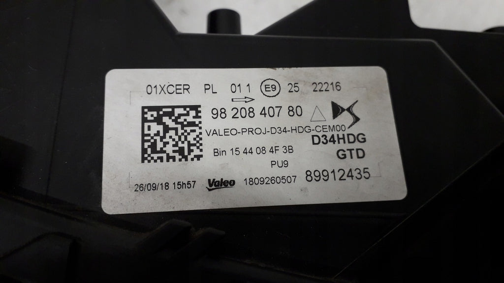 Frontscheinwerfer Citroën Ds3 9820840780 Full LED Links Scheinwerfer Headlight