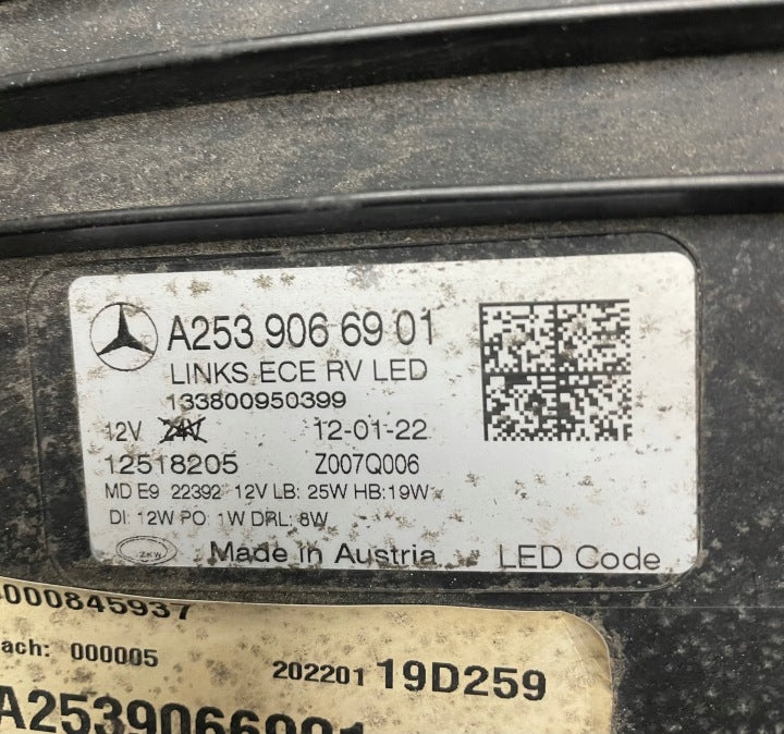 Frontscheinwerfer Mercedes-Benz Glc W2539066901 LED Links Scheinwerfer Headlight SCH6360227304zs