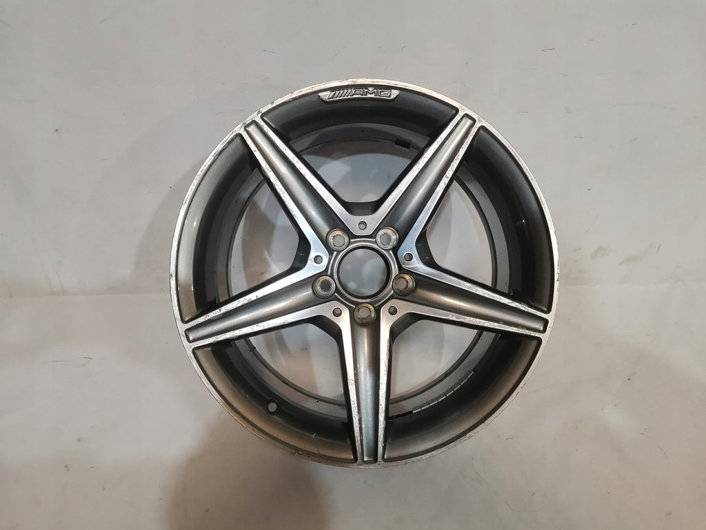 1x Alufelge 18 Zoll 8.5" 5x112 49ET A2054011200 Mercedes-Benz Amg Rim Wheel