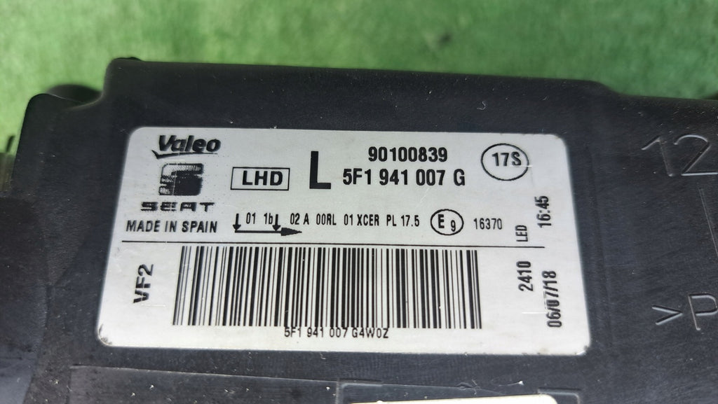 Frontscheinwerfer Seat Leon 5F1941007G LED Links Scheinwerfer Headlight