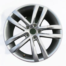 Load image into Gallery viewer, 1x Alufelge 18 Zoll 7.5&quot; 5x112 51ET Glanz Grau 5G0601025AF VW Golf Rim Wheel