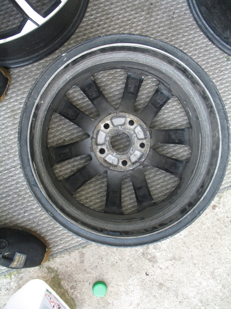 1x Alufelge 17 Zoll 7.0" 5x112 40ET Glanz Schwarz Audi Passat Rim Wheel FEL2786794065zt