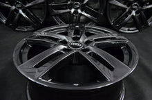 Laden Sie das Bild in den Galerie-Viewer, 4x Alufelge 17 Zoll 7.0" 5x112 42ET Schwarz Audi B6 B7 Rim Wheel FEL3161850127mx