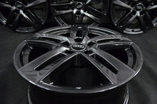 Laden Sie das Bild in den Galerie-Viewer, 4x Alufelge 17 Zoll 7.0" 5x112 42ET Schwarz Audi B6 B7 Rim Wheel FEL3161850127mx