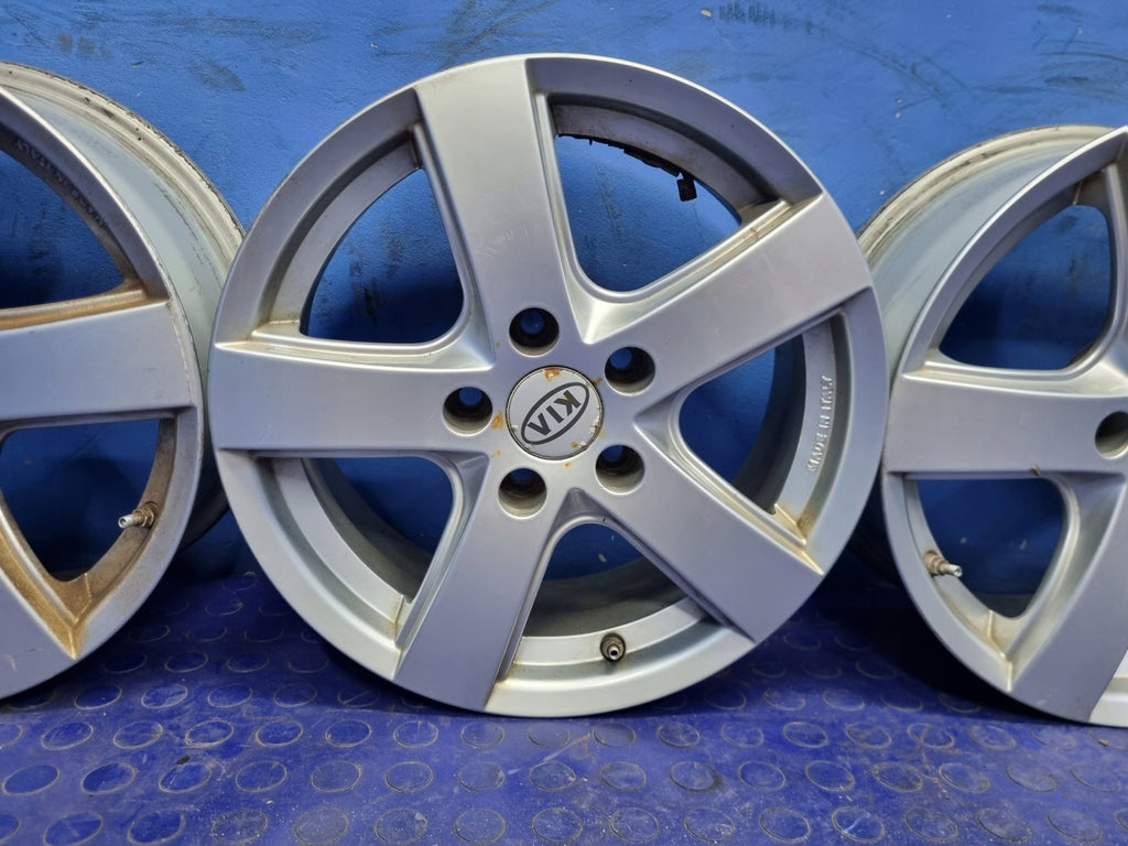 4x Alufelge 16 Zoll 6.5" 5x114.3 36ET Kia Rim Wheel FEL9740687563vq
