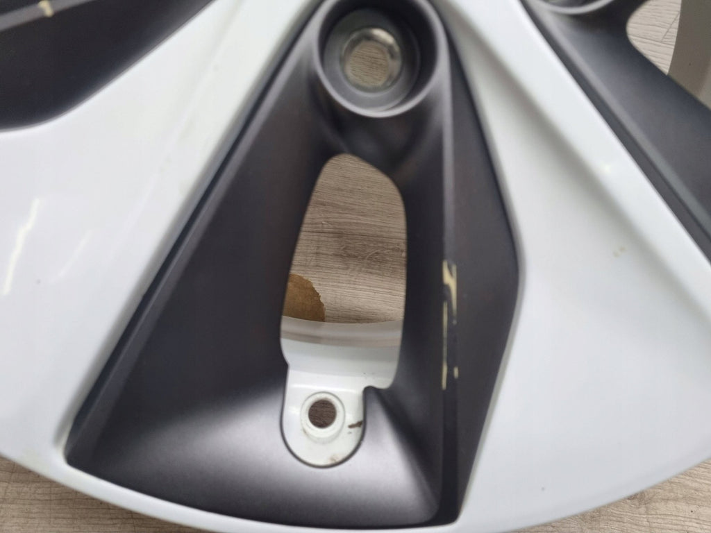 1x Alufelge 16 Zoll 6.5" 5x114.3 50ET Matt Weiß 52910-G7200 Hyundai Ioniq FEL1940527957wh