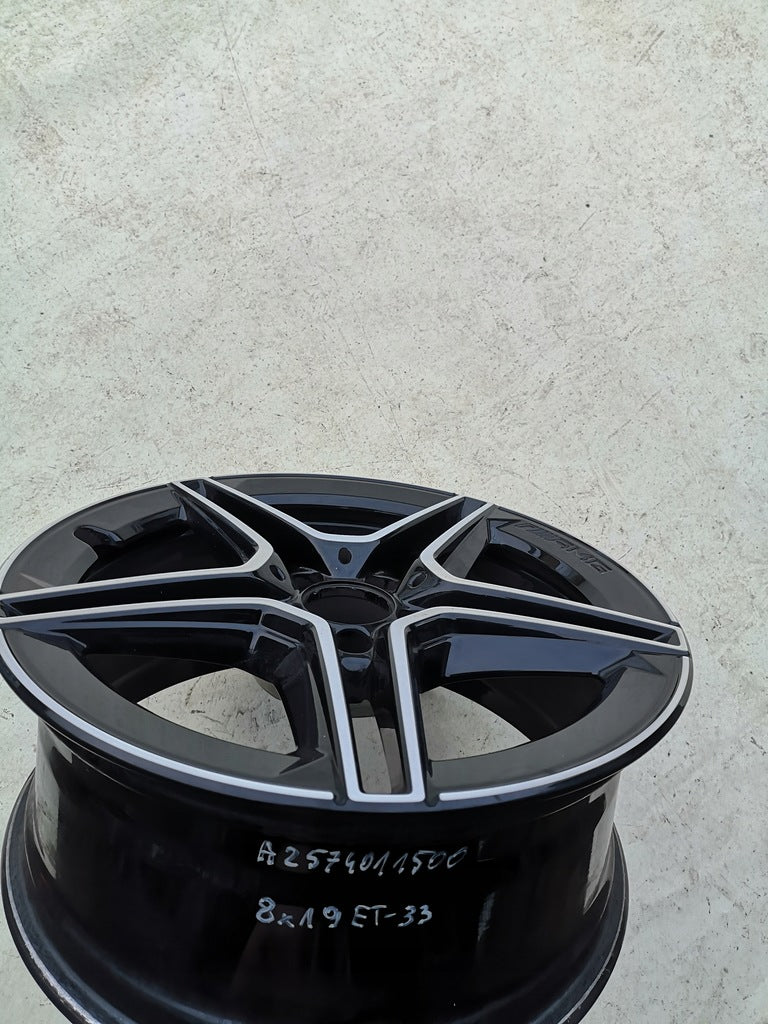 1x Alufelge 19 Zoll 8.0" 5x112 33ET A2574011500 Mercedes-Benz Cls Rim Wheel FEL7863123364eu