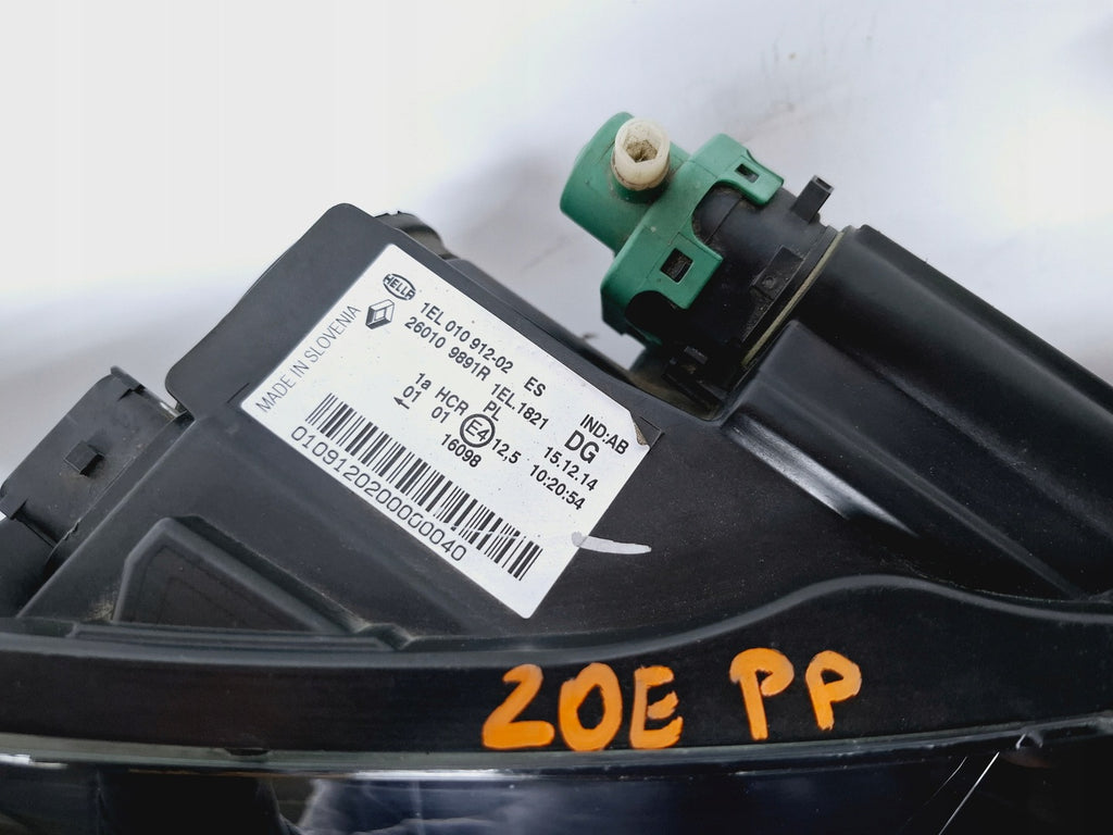 Frontscheinwerfer Renault Zoe 260109891R Rechts Scheinwerfer Headlight SCH5797851619hj