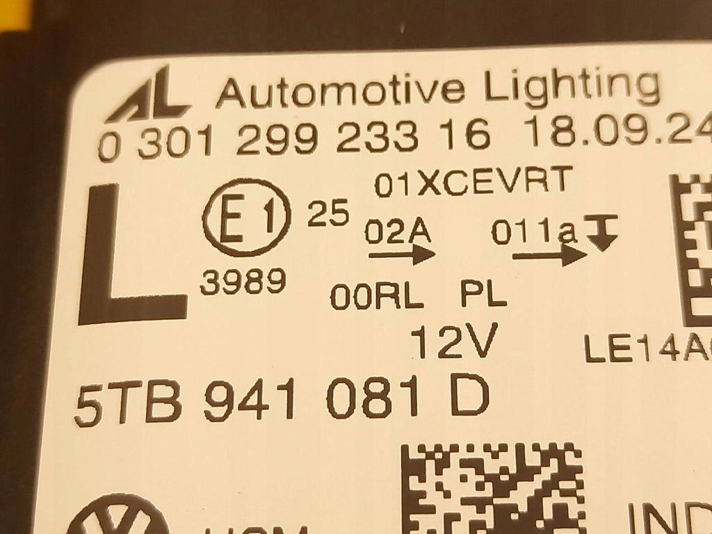 Frontscheinwerfer VW Touran 5TB941081D LED Links Scheinwerfer Headlight SCH9148443599bv