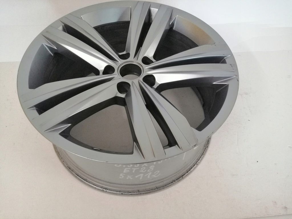 1x Alufelge 19 Zoll 8.5" 5x112 28ET Glanz Graphit 760601025P VW Touareg Cr7 FEL2096391483xf
