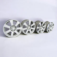 Laden Sie das Bild in den Galerie-Viewer, 4x Alufelge 17 Zoll 8.0&quot; 5x112 Silber A2214010202 Mercedes-Benz W221 Rim Wheel