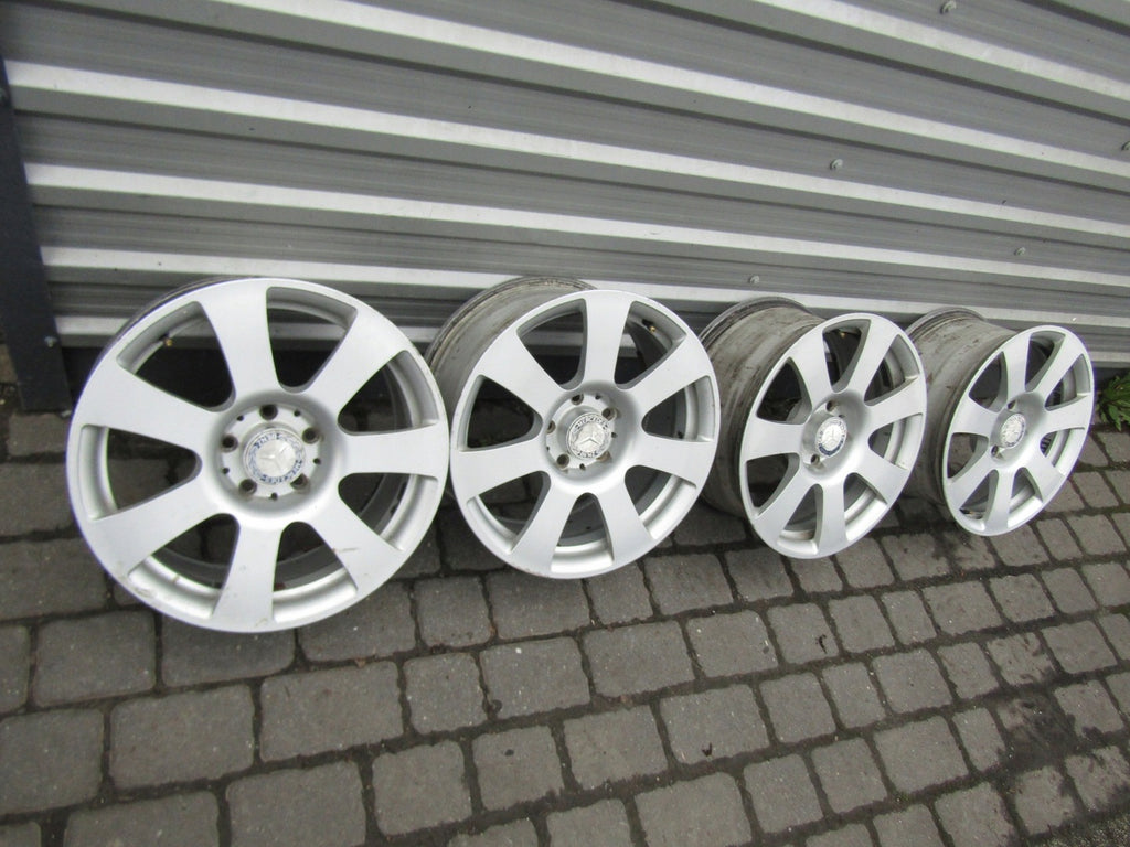 4x Alufelge 17 Zoll 8.0" 5x112 Silber A2214010202 Mercedes-Benz W221 Rim Wheel