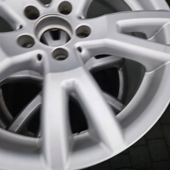 1x Alufelge 17 Zoll 7.5" 5x112 47ET Glanz Silber A2044015802 Mercedes-Benz W204 FEL6722996066sr