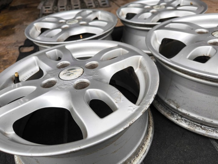 4x Alufelge 15 Zoll 6.0" 4x114.3 45ET KE-409-9F595 Honda Primera Almera Evalia FEL6475998061tz