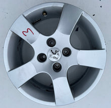 Laden Sie das Bild in den Galerie-Viewer, 1x Alufelge 16 Zoll 6.0" 4x108 27ET Matt Silber 9686100080 Peugeot Rim Wheel FEL8310399018mx