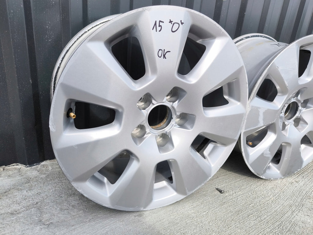 4x Alufelge 16 Zoll 7.5" 5x112 37ET Glanz Silber 4G0601025 Audi A5 A4 Rim Wheel