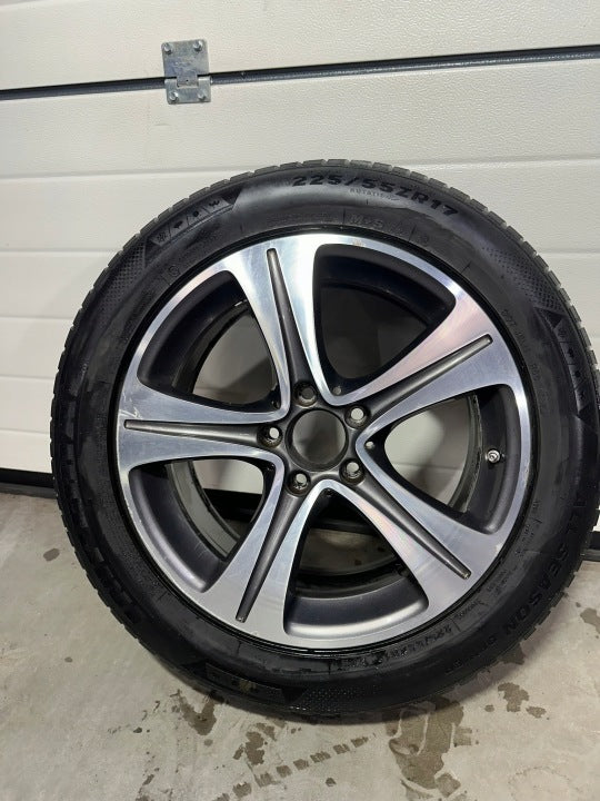 1x Alufelge 17 Zoll 7.5" 5x112 40ET A2134011200 Mercedes-Benz Rim Wheel FEL2478731844bx