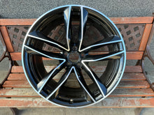 Load image into Gallery viewer, 1x Alufelge 21 Zoll 9.5" 5x112 25ET Glanz Schwarz 4G0601025 Audi A6 Rim Wheel FEL4466891821ss