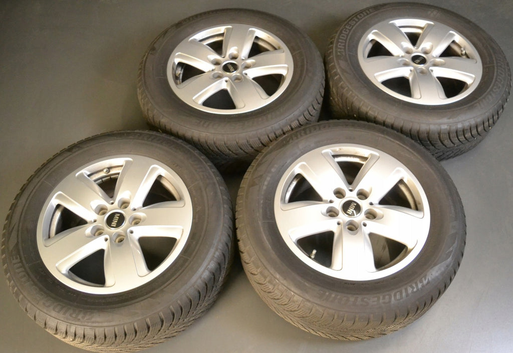 4x Alufelge 16 Zoll 7.0" 5x112 41ET Glanz Silber 6856029- Mini Countryman FEL7672058661fs
