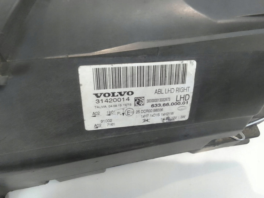 Frontscheinwerfer Volvo V70 S80 31420014 Rechts Scheinwerfer Headlight