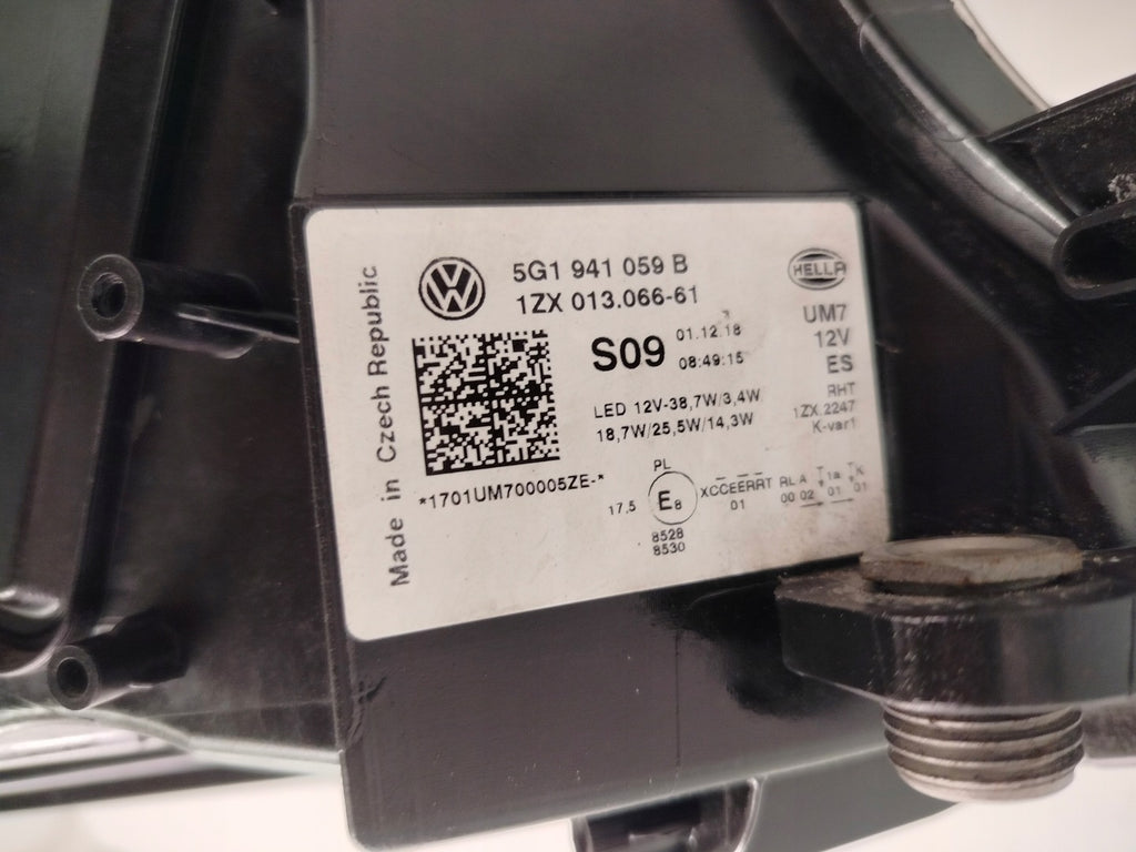 Frontscheinwerfer VW Golf VII 5G1941059B Full LED Links Scheinwerfer Headlight SCH9777488352lb