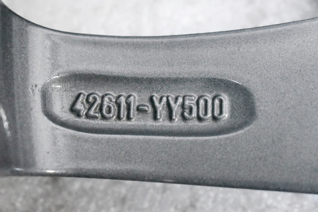 1x Alufelge 16 Zoll 6.5" 5x114.3 45ET Glanz Graphit 42611-YY500 Mg Corolla