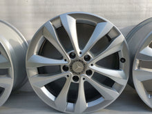 Laden Sie das Bild in den Galerie-Viewer, 4x Alufelge 17 Zoll 7.0" 5x112 48 5ET Silber A2054018000 Mercedes-Benz W205 FEL2793910542py