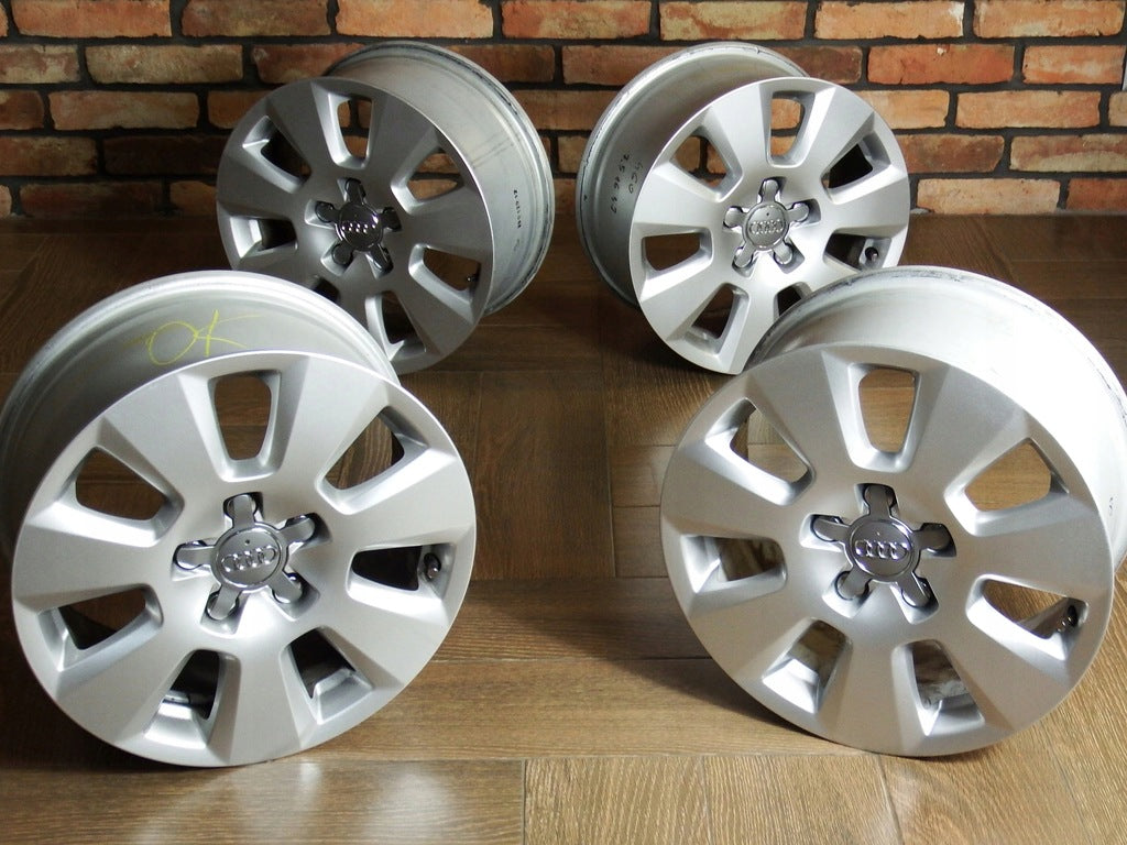 4x Alufelge 16 Zoll 7.5" 5x112 37ET Glanz Silber Audi A6 C7 Rim Wheel FEL7938190671sz