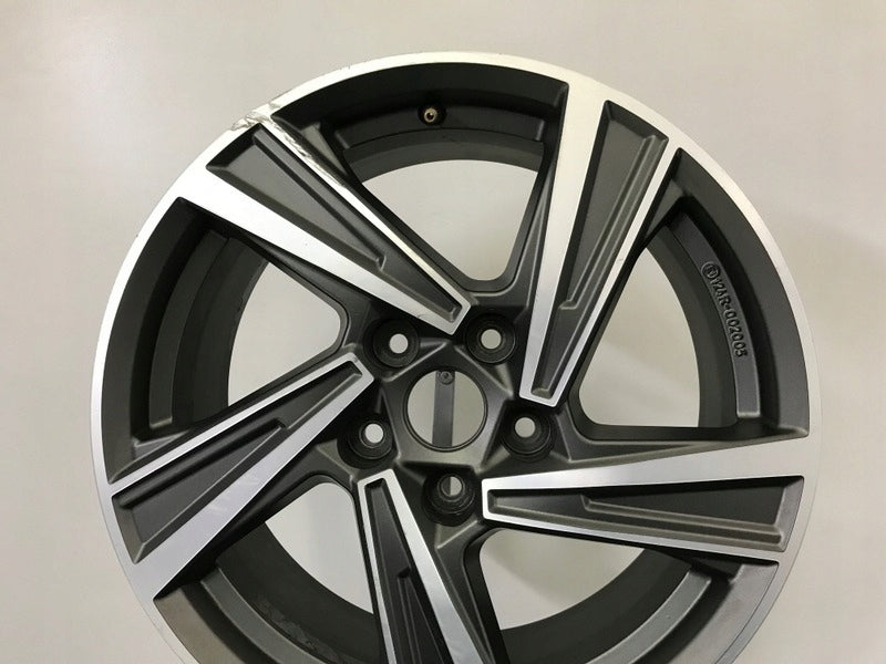 1x Alufelge 17 Zoll 7.0" 5x114.3 43 5ET Graphit R2400ADE07 Hyundai Mg Rim Wheel FEL7138573494dc