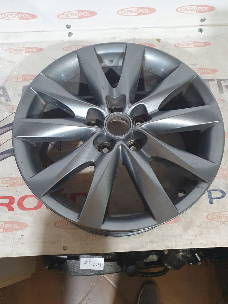 1x Alufelge 18 Zoll 7.5" 5x108 50ET Glanz Silber 9809687377 Mazda 3008 Rim Wheel FEL2880733597pe