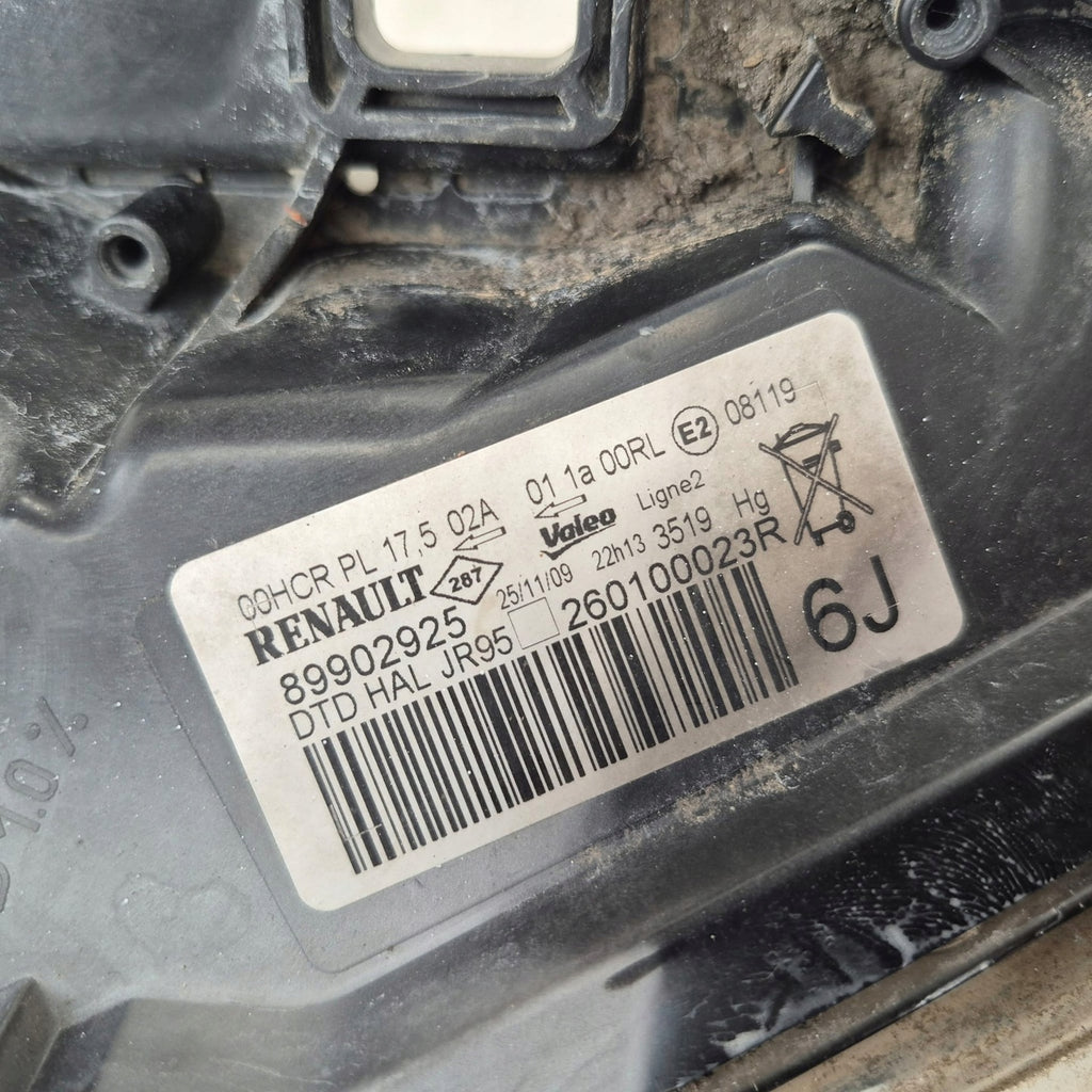 Frontscheinwerfer Renault Scenic 260100023R Rechts Scheinwerfer Headlight SCH7799189572dd
