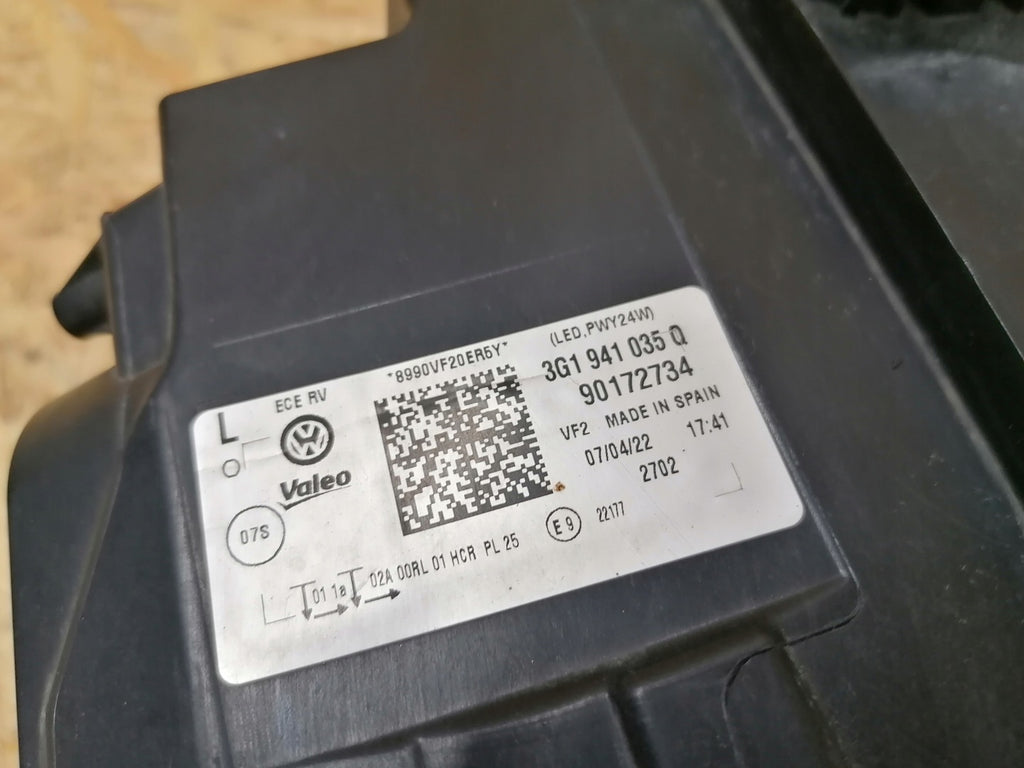 Frontscheinwerfer VW Passat B8 3G1941035Q Full LED Links Scheinwerfer Headlight