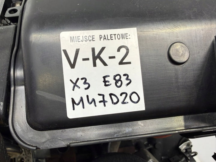 Motor BMW X3 E83 M47D20 204D4 2.0 150PS 110kW 170TKm 2003 Diesel Engine Komplett MOT1254870706nu