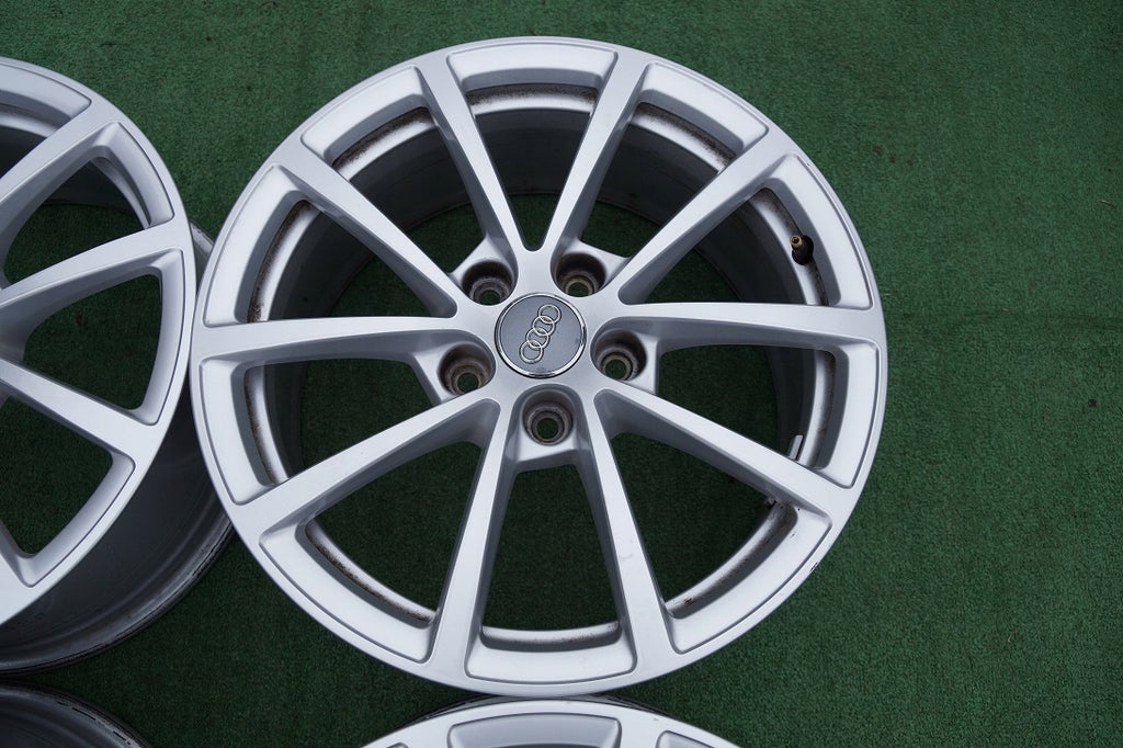 4x Alufelge 17 Zoll 7.5" 5x112 36ET Glanz Silber 4K0601025 Audi A6 C8 B9 FEL9854052055kp